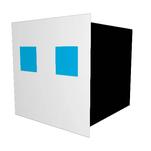Grippcy Minecraft avatar head, 3D render