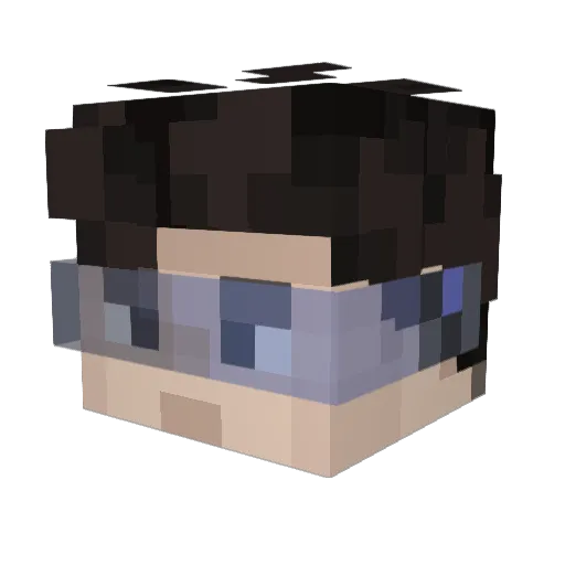 Grisha_Lem Minecraft avatar head, 3D render