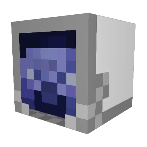 Grisho Minecraft avatar head, 3D render