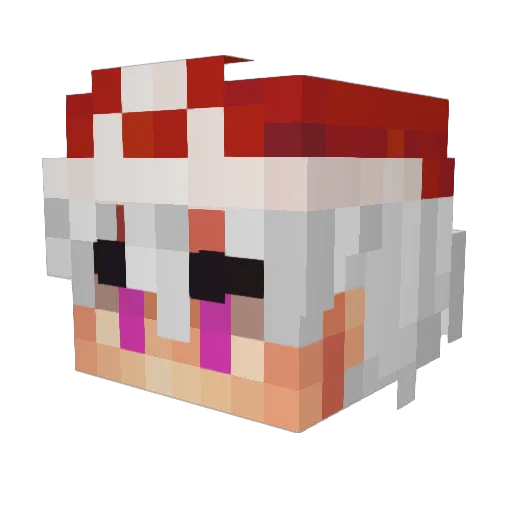 GristlyScorpion Minecraft avatar head, 3D render