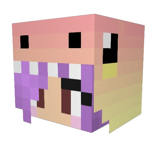 Griswalds Minecraft avatar head, 3D render