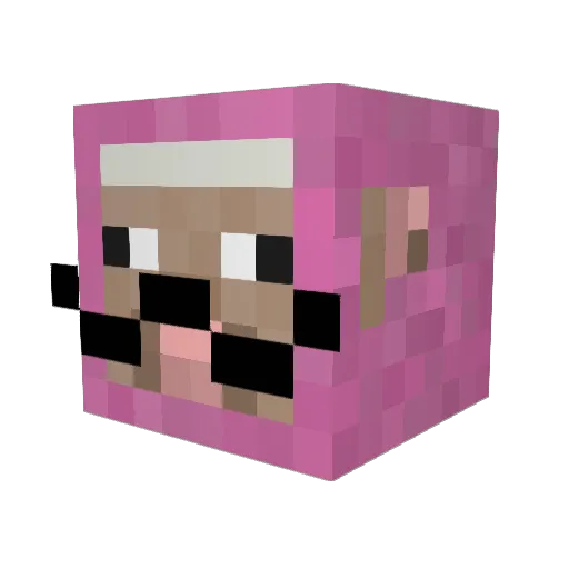 GrivaDar Minecraft avatar head, 3D render
