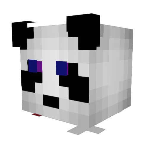 GrixGrove Minecraft avatar head, 3D render
