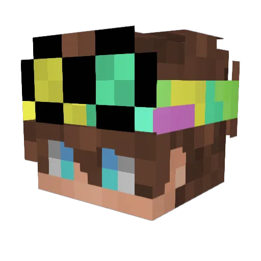 GrizlyMATTI47 Minecraft avatar head, 3D render