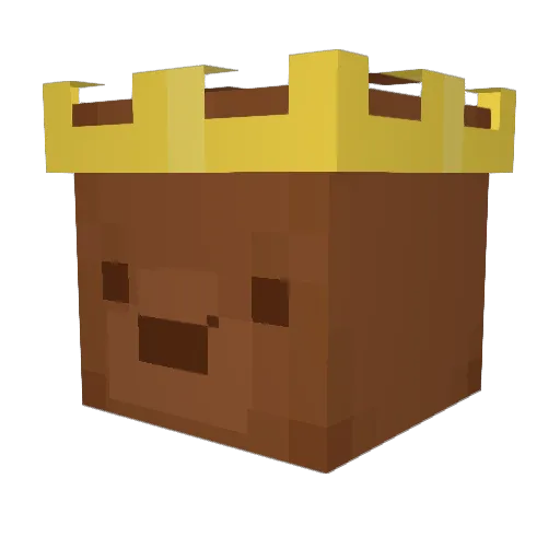 GrizzIyChris Minecraft avatar head, 3D render