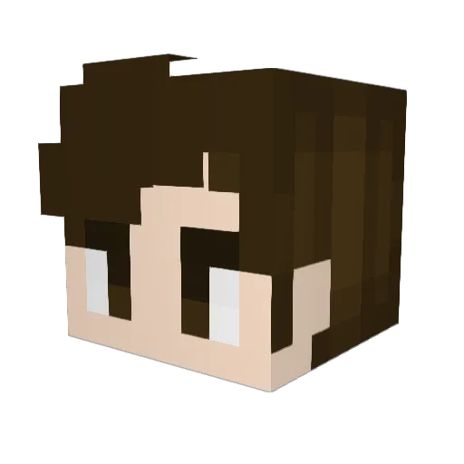 Grizzly12398 Minecraft avatar head, 3D render