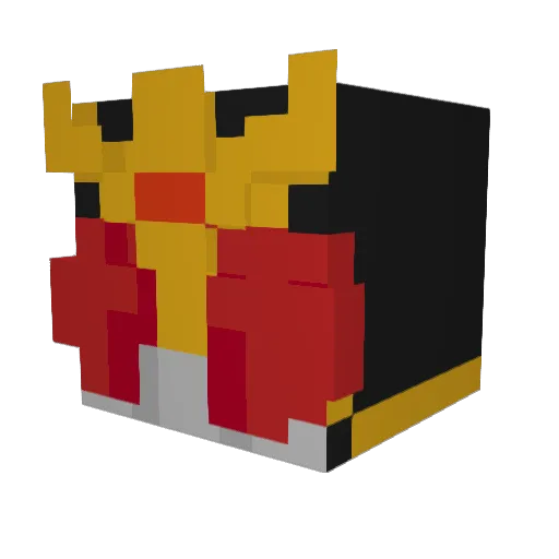 GrizzlyAdams94 Minecraft avatar head, 3D render