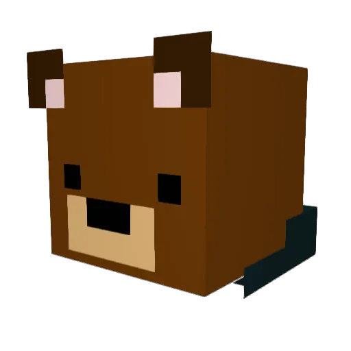 Grizzly_GER Minecraft avatar head, 3D render