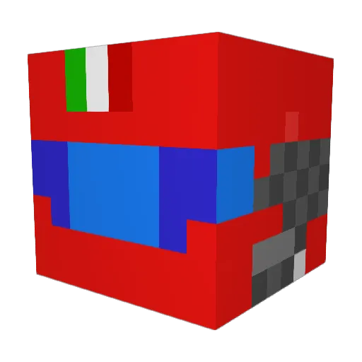 GrnRaupe63 Minecraft avatar head, 3D render