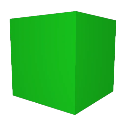 GrobblyBobbly Minecraft avatar head, 3D render