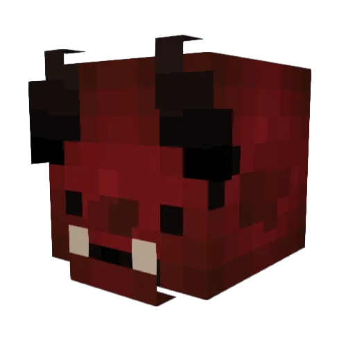 Grobblyn Minecraft avatar head, 3D render