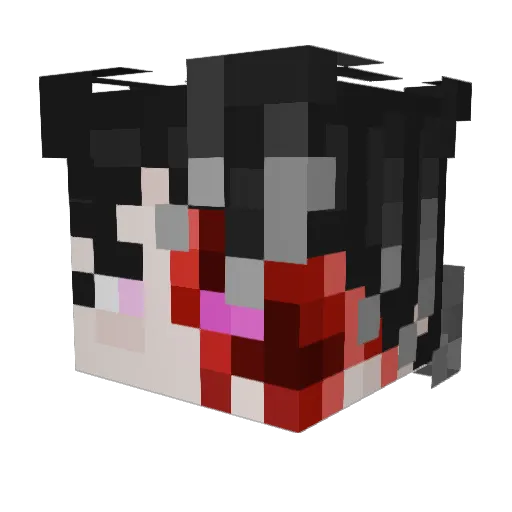 GroceryKing Minecraft avatar head, 3D render