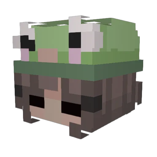 GrodanNemi Minecraft avatar head, 3D render