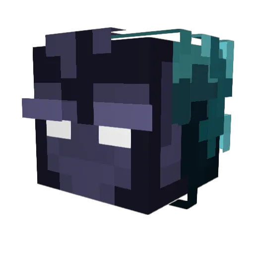 Grodd Minecraft avatar head, 3D render