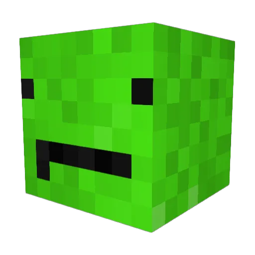 Groddie Minecraft avatar head, 3D render
