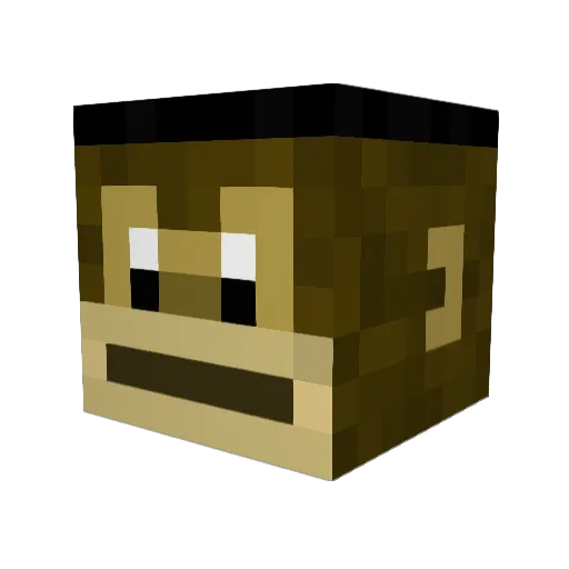 Grofdogg69 Minecraft avatar head, 3D render
