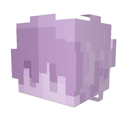 Groffe Minecraft avatar head, 3D render