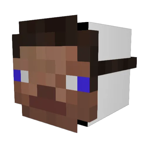 Groggy1753 Minecraft avatar head, 3D render
