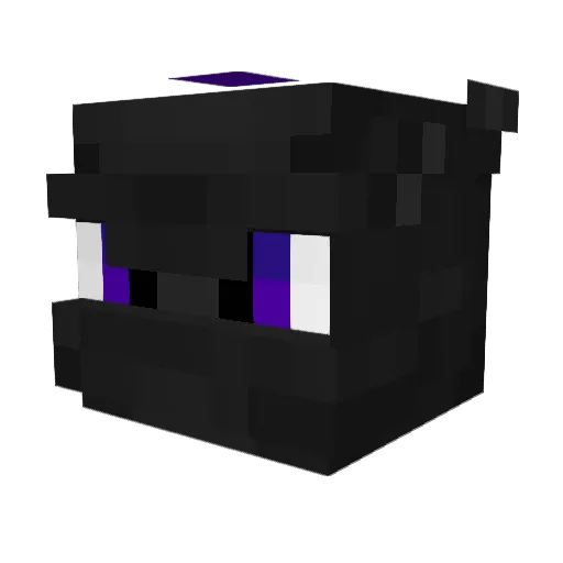 GroggyTec Minecraft avatar head, 3D render