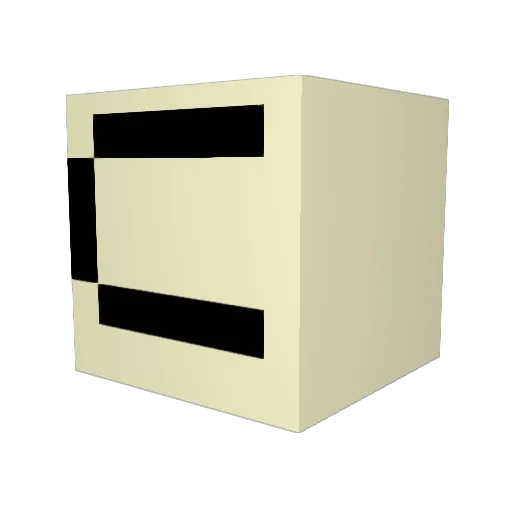 Grognar Minecraft avatar head, 3D render