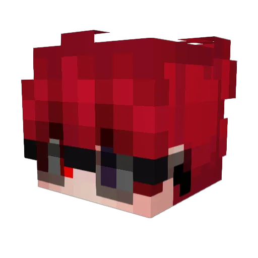Gromiks71 Minecraft avatar head, 3D render