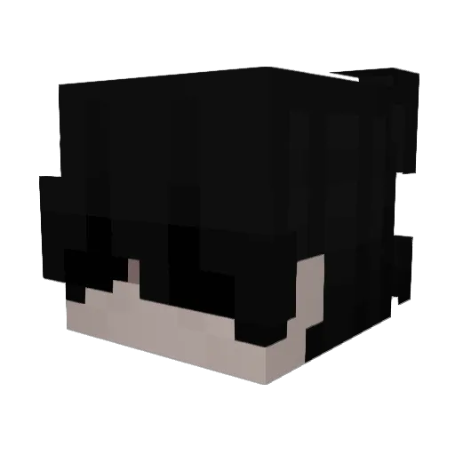 Gromo08 Minecraft avatar head, 3D render