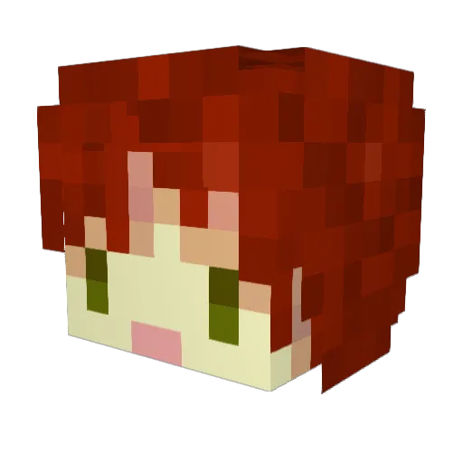Grond_ Minecraft avatar head, 3D render