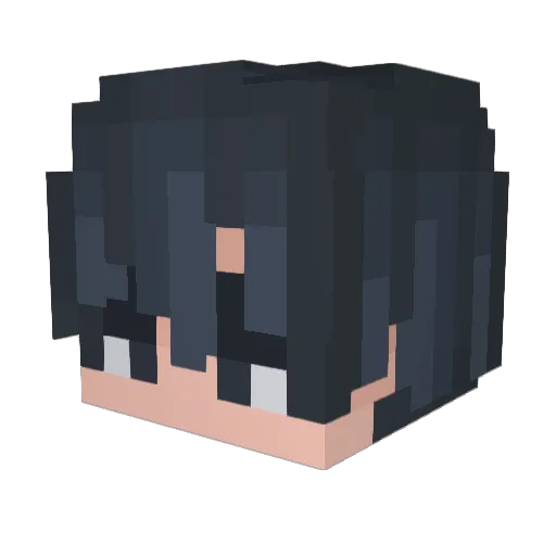 Grongulous Minecraft avatar head, 3D render