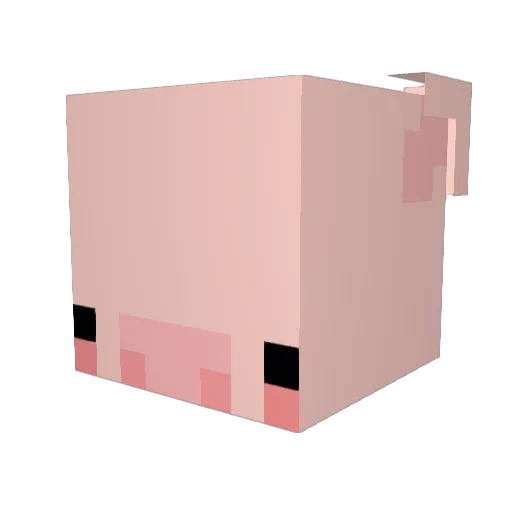 Groooov_ Minecraft avatar head, 3D render