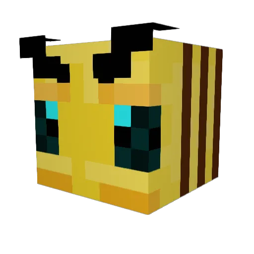 Groot8489 Minecraft avatar head, 3D render