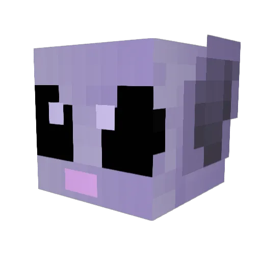 Grootzzzzz Minecraft avatar head, 3D render