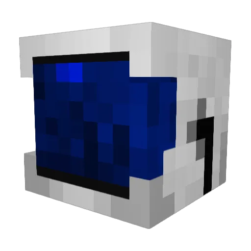GroovePant Minecraft avatar head, 3D render