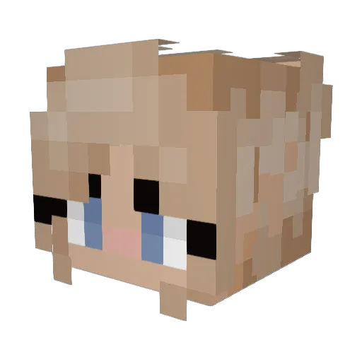 Groovie_Smoothie Minecraft avatar head, 3D render