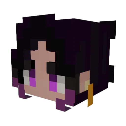 GroovyGamers Minecraft avatar head, 3D render