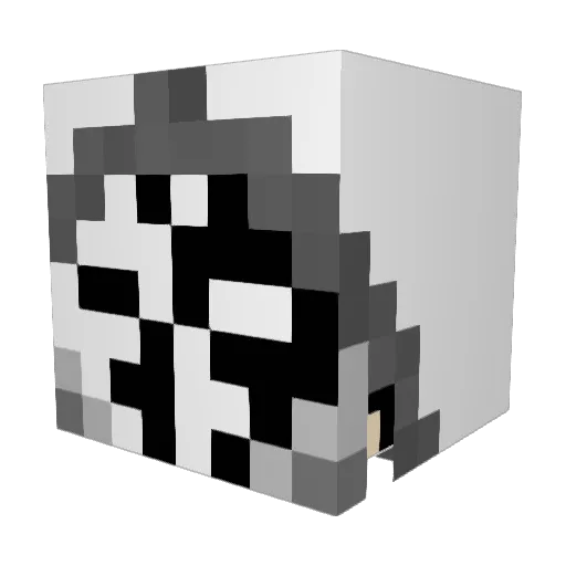 GroovySamurai73 Minecraft avatar head, 3D render
