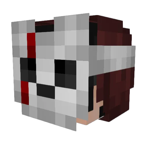 Groovy_Pigeon Minecraft avatar head, 3D render