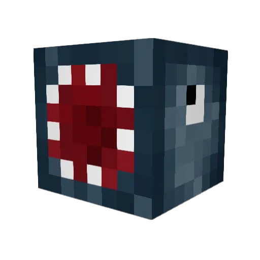 GropingSquid Minecraft avatar head, 3D render