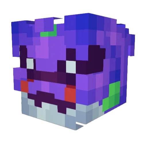 Gros_Pieds Minecraft avatar head, 3D render