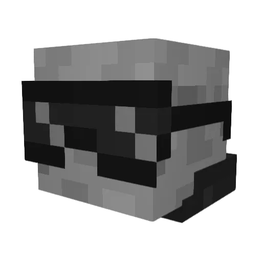 Gros__Cailloux Minecraft avatar head, 3D render