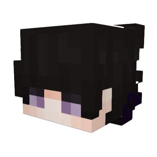 Grosbornee Minecraft avatar head, 3D render