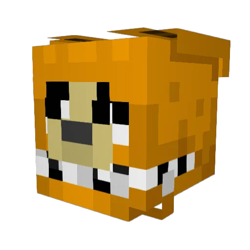 Grosdoudou1006 Minecraft avatar head, 3D render