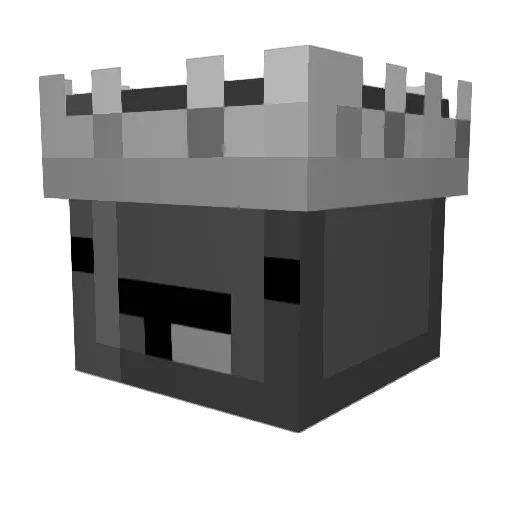 Grossalhas Minecraft avatar head, 3D render