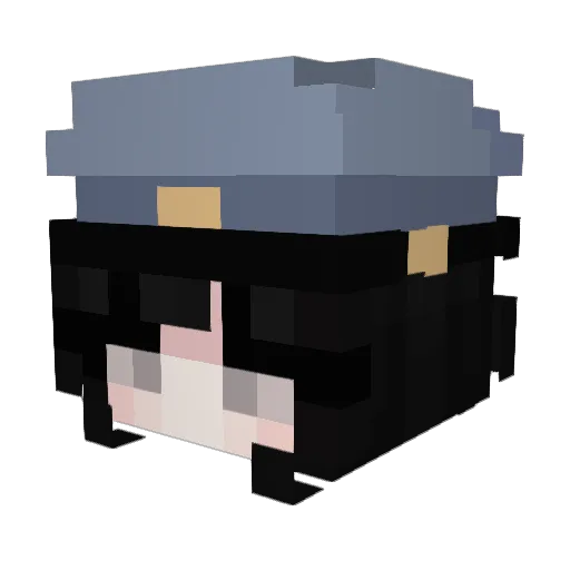 Grosso980 Minecraft avatar head, 3D render