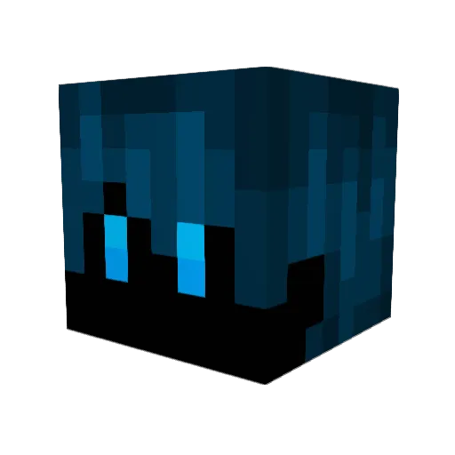 GroteBIEM Minecraft avatar head, 3D render