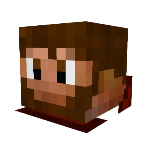 Grothe232 Minecraft avatar head, 3D render