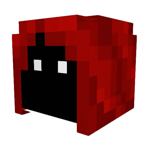 GrouZen Minecraft avatar head, 3D render