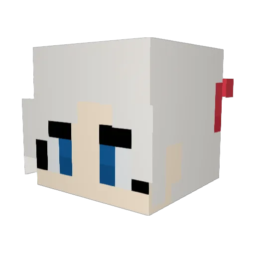 Grouchy98 Minecraft avatar head, 3D render