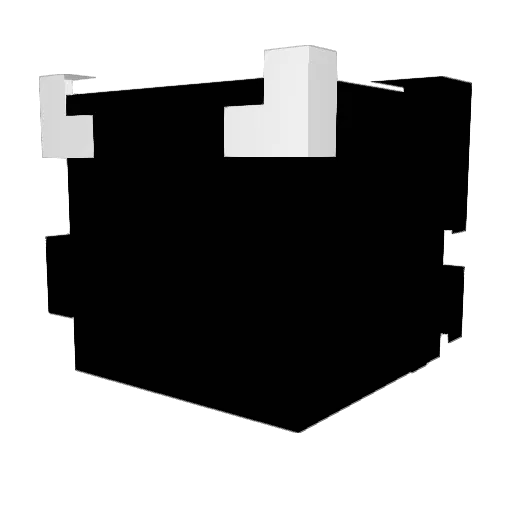 GroundSplash366 Minecraft avatar head, 3D render