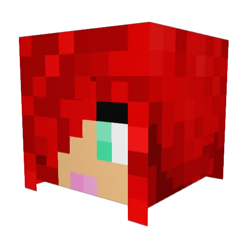 Growlinggrizzly Minecraft avatar head, 3D render