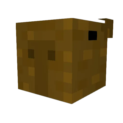 GrownSand314346 Minecraft avatar head, 3D render